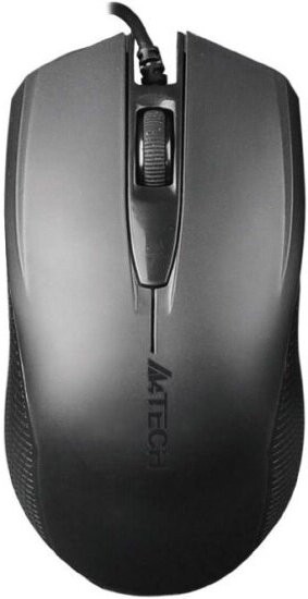 Купить - Мышь A4Tech OP-760 черный оптическая (1200dpi) USB (3but) Мышь A4Tech OP-760 черный оптическая (1200dpi) USB (3but) – фото