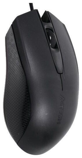 Купить - Мышь A4Tech OP-760 черный оптическая (1200dpi) USB (3but) Мышь A4Tech OP-760 черный оптическая (1200dpi) USB (3but) – фото