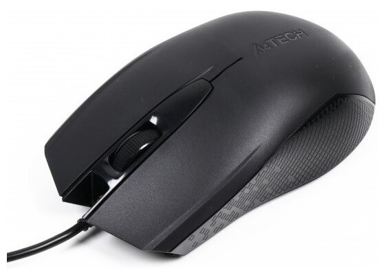 Купить - Мышь A4Tech OP-760 черный оптическая (1200dpi) USB (3but) Мышь A4Tech OP-760 черный оптическая (1200dpi) USB (3but) – фото
