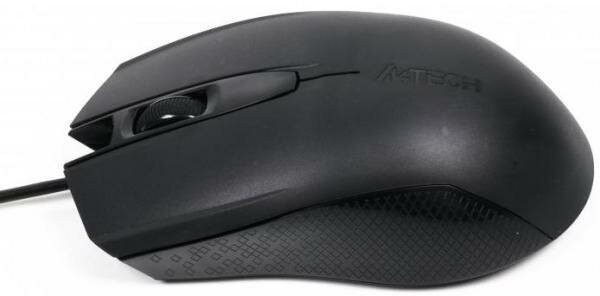 Купить - Мышь A4Tech OP-760 черный оптическая (1200dpi) USB (3but) Мышь A4Tech OP-760 черный оптическая (1200dpi) USB (3but) – фото