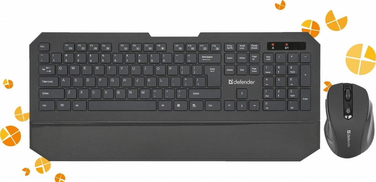 Купить - Клавиатура + мышь DEFENDER Berkeley C-925 Nano B Черный Клавиатура + мышь DEFENDER Berkeley C-925 Nano B Черный – фото