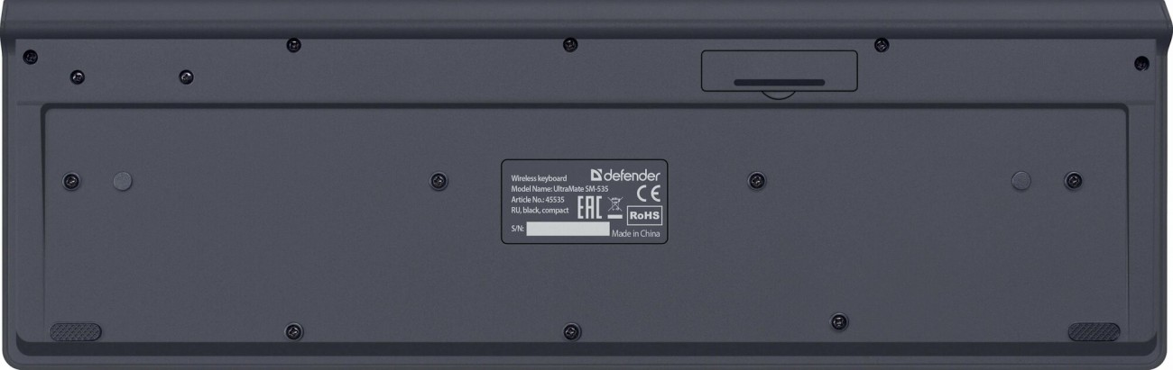 Купить - Клавиатура Defender UltraMate SM-535 RU Wireless, Black, мультимедиа Клавиатура Defender UltraMate SM-535 RU Wireless, Black, мультимедиа – фото