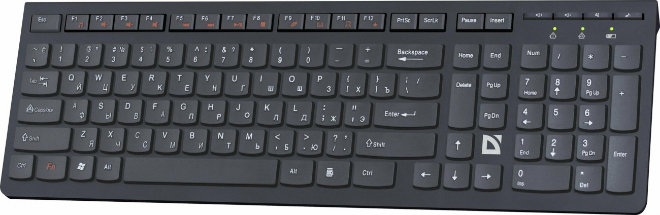 Купить - Клавиатура Defender UltraMate SM-535 RU Wireless, Black, мультимедиа Клавиатура Defender UltraMate SM-535 RU Wireless, Black, мультимедиа – фото