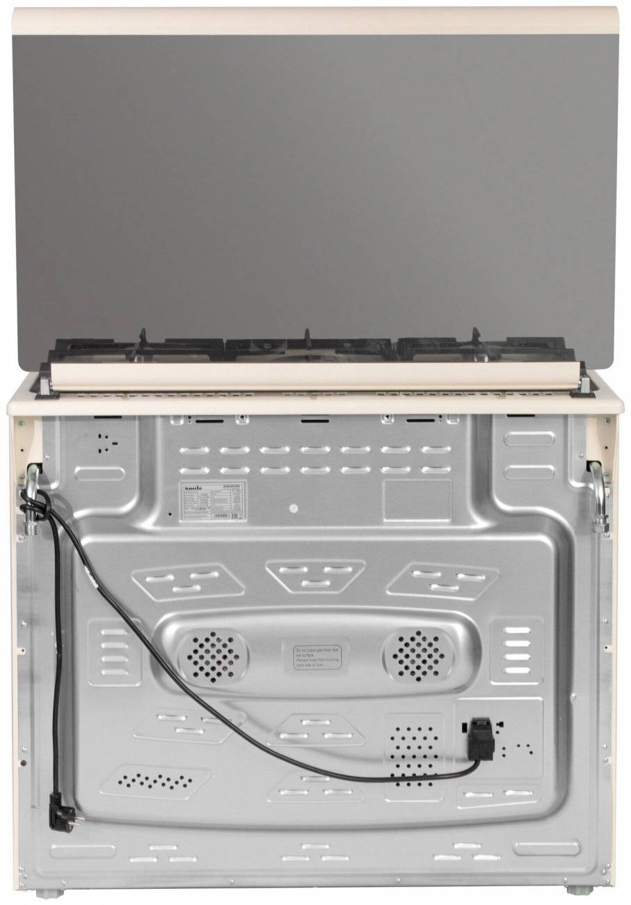 Купить - Плита комбинированная SMILE SM9GER310 бежевый (5-конф, г/к, ретро, стекл.кр, чугун, подсв., розжиг, таймер, конвекция) Плита комбинированная SMILE SM9GER310 бежевый (5-конф, г/к, ретро, стекл.кр, чугун, подсв., розжиг, таймер, конвекция) – фото